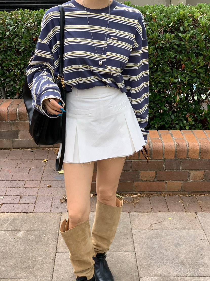 REVE CITE-L韓國代購女裝新款熱賣裙褲不含腰帶百褶褶裙REVE CITE-L裙褲