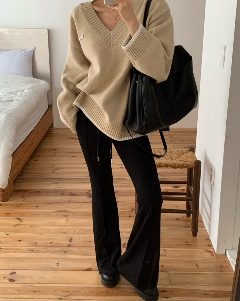 REVE CITE-L東大門實拍女士新品人氣真品時尚休閑褲褶裥REVE CITE-L休閑褲