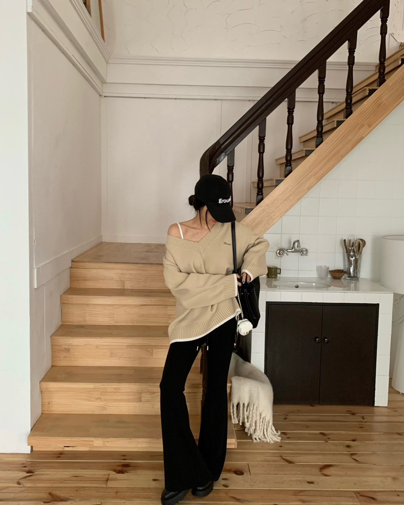 REVE CITE-L東大門實拍女士新品人氣真品時尚休閑褲褶裥REVE CITE-L休閑褲