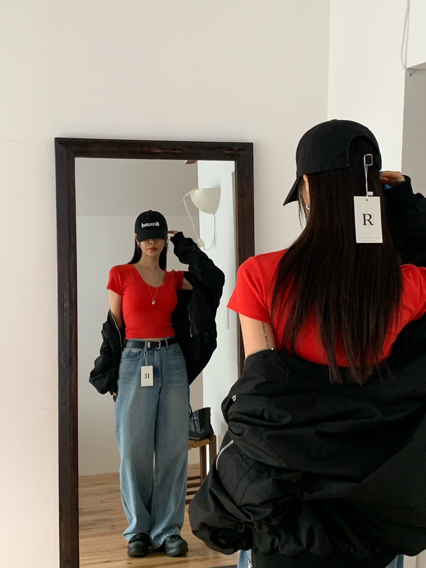 REVE CITE-L韓國直郵女士新款26春夏真品熱賣推薦休閑T恤REVE CITE-LT恤