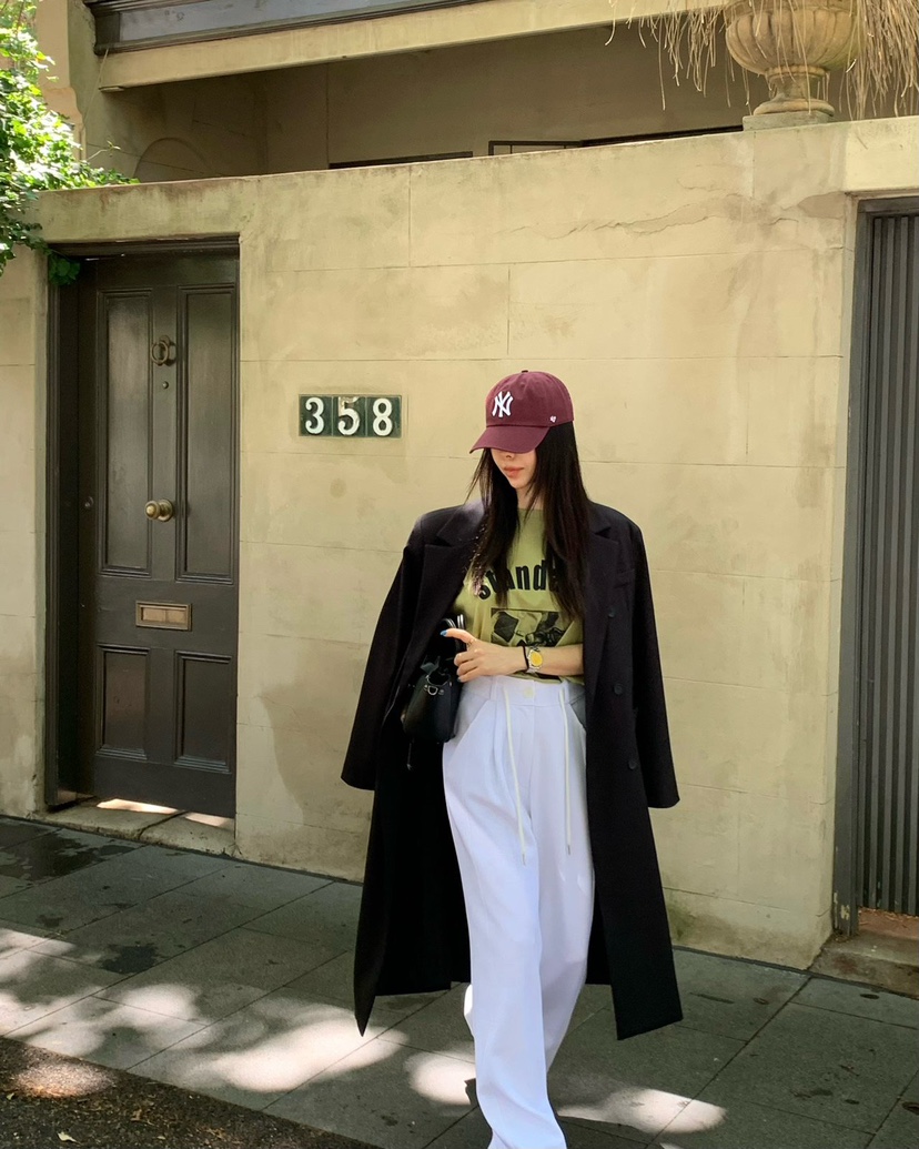 REVE CITE-L韓國直郵女士新款熱賣休閑26春夏休閑褲雙排扣REVE CITE-L休閑褲