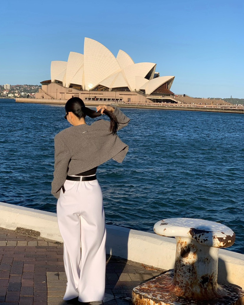 REVE CITE-L韓國直郵女士新款熱賣休閑26春夏休閑褲雙排扣REVE CITE-L休閑褲