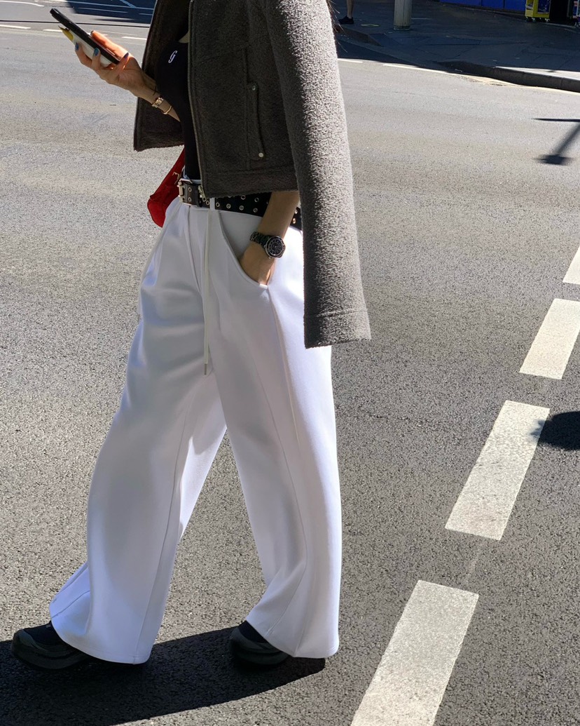 REVE CITE-L韓國直郵女士新款熱賣休閑26春夏休閑褲雙排扣REVE CITE-L休閑褲