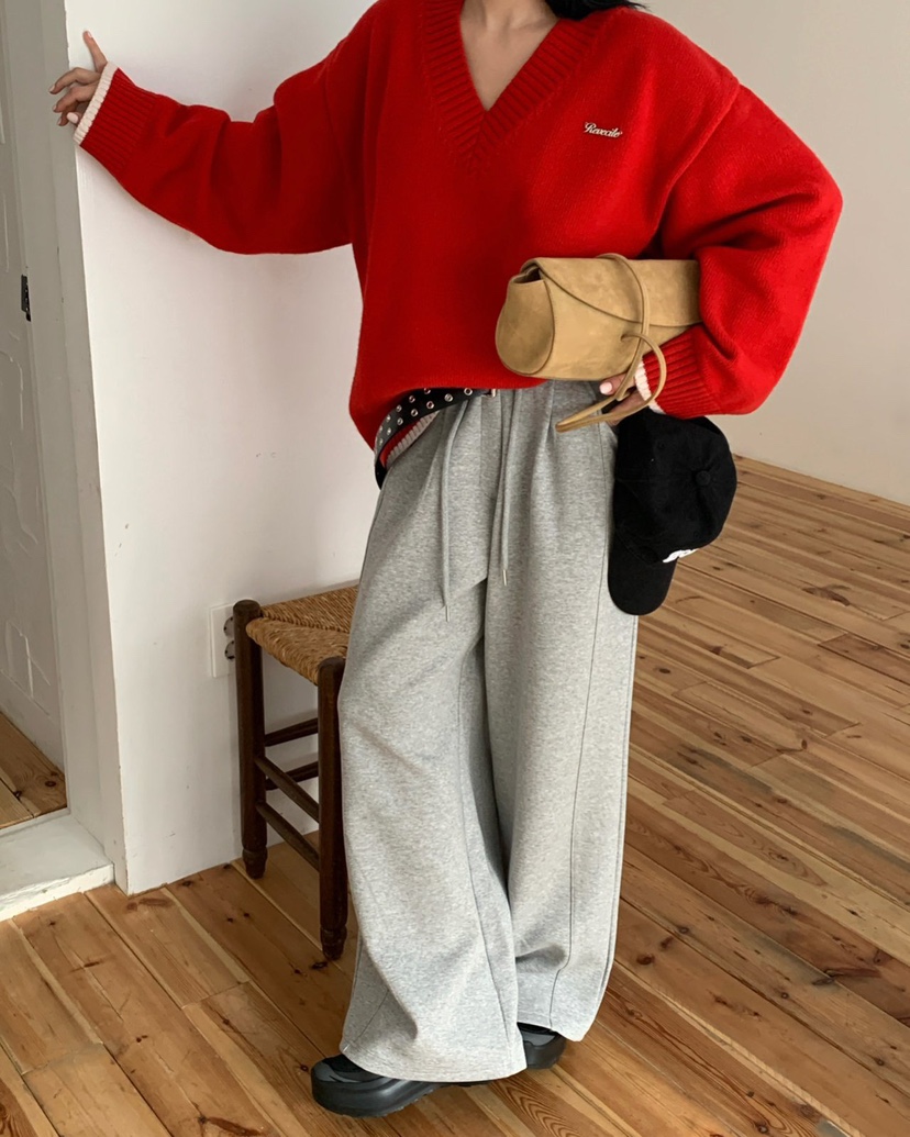 REVE CITE-L韓國直郵女士新款熱賣休閑26春夏休閑褲雙排扣REVE CITE-L休閑褲圖色1