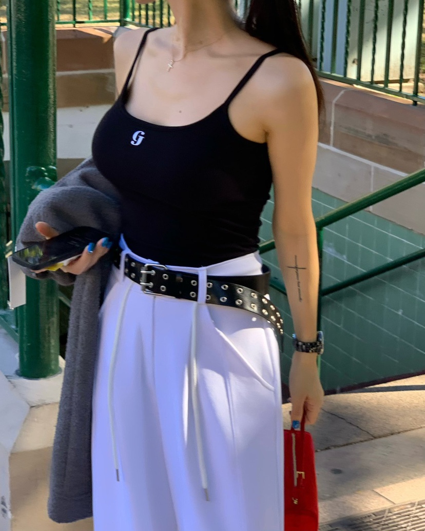 REVE CITE-L東大門代購女士新品時尚26春夏推薦吊帶背心REVE CITE-L吊帶/背心圖色1