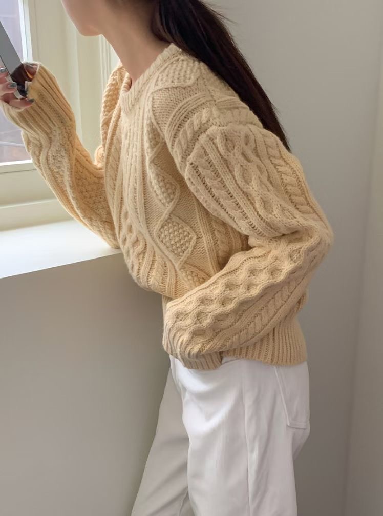 BLUSHER東大門實拍女裝新款職業休閑人氣時尚26春夏熱賣毛衣BLUSHER毛衣