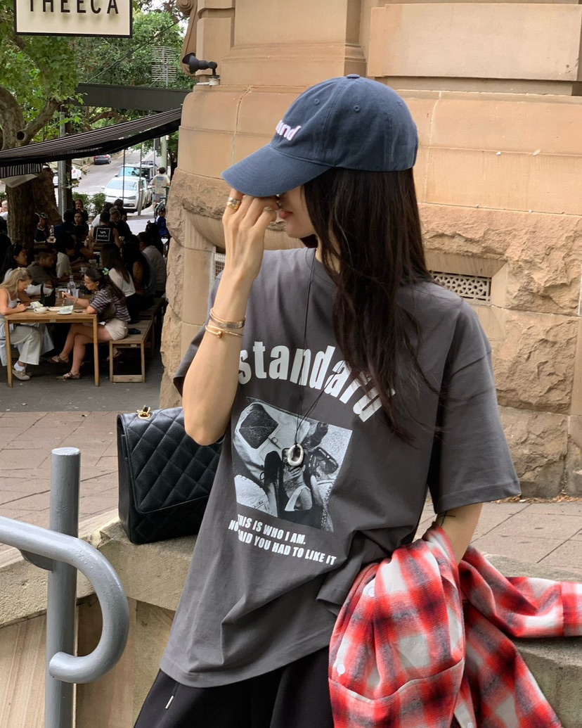 REVE CITE-L東大門代購女裝新款職業真品休閑推薦人氣T恤REVE CITE-LT恤圖色1