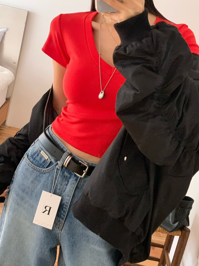 REVE CITE-L東大門實拍女士新品真品推薦職業熱賣短款棉服REVE CITE-L短款棉服