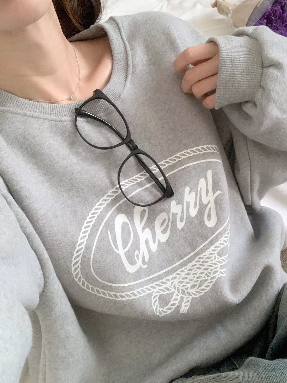 BLUSHER東大門實拍女裝新品休閑26春夏人氣熱賣職業時尚衛衣BLUSHER衛衣