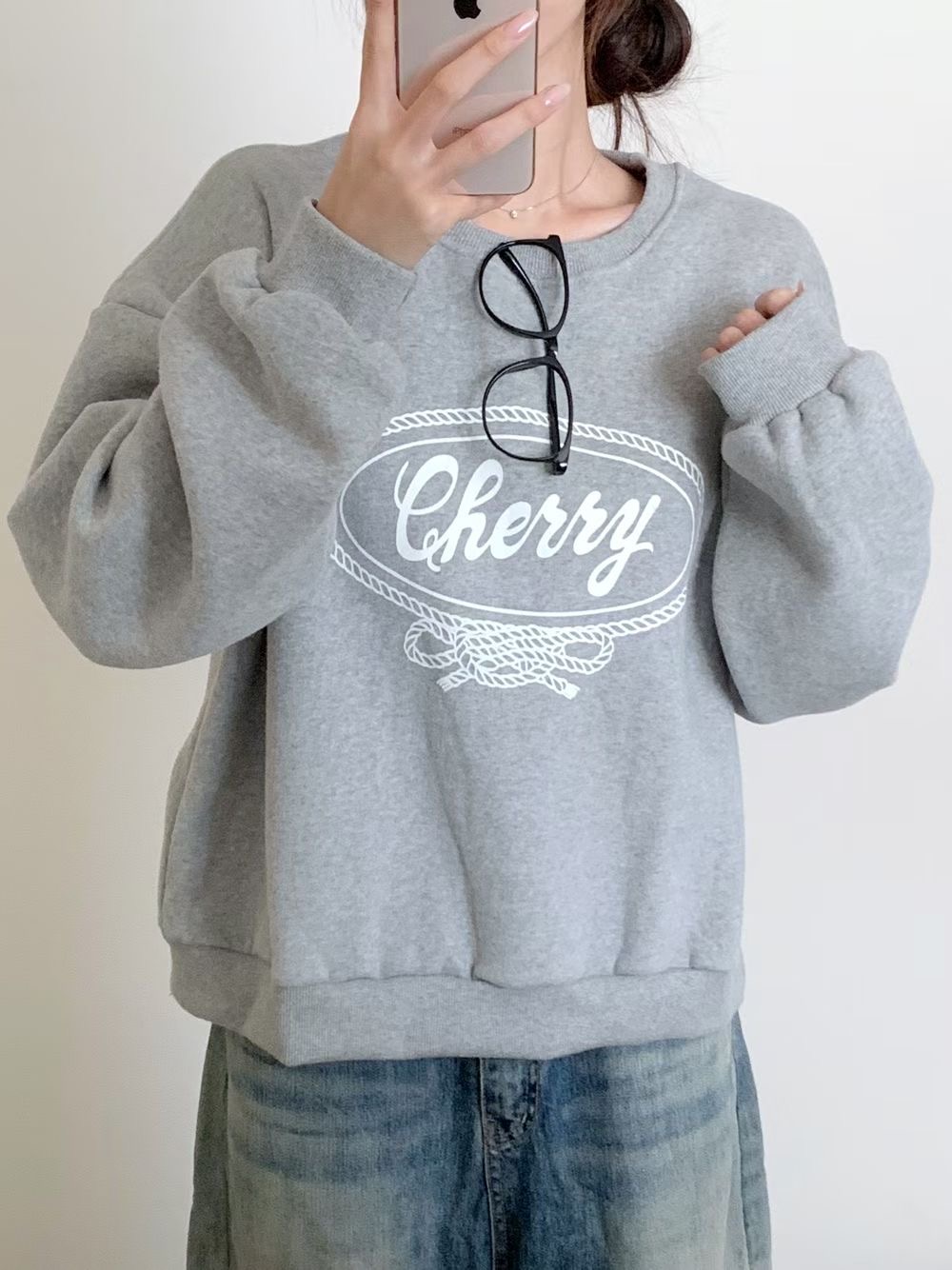 BLUSHER東大門實拍女裝新品休閑26春夏人氣熱賣職業時尚衛衣BLUSHER衛衣圖色2