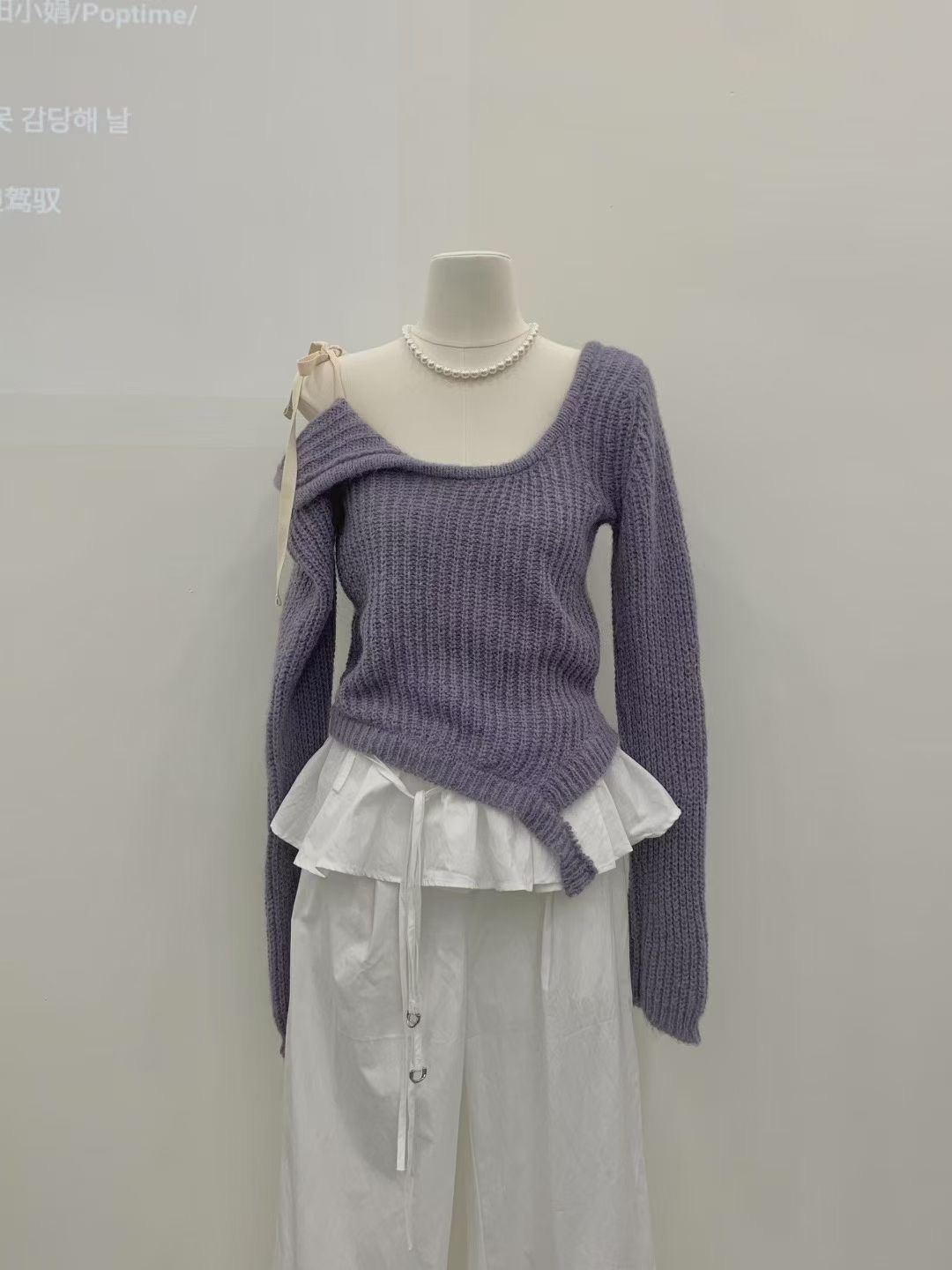 BLUSHER東大門直郵女裝新款休閑26春夏人氣推薦熱賣針織衫BLUSHER針織衫圖色2