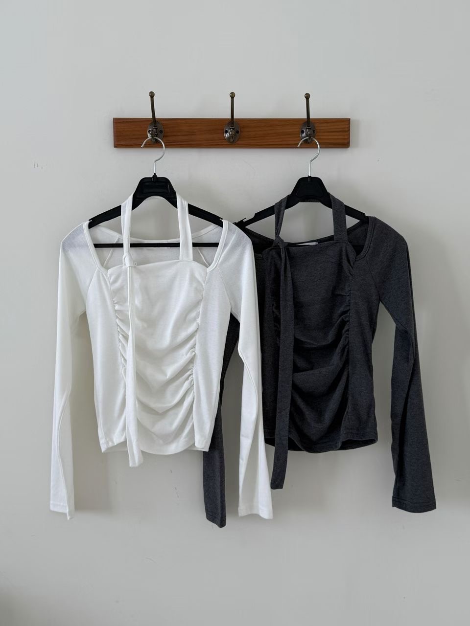 BLUSHER韓國代購女裝新品熱賣時尚26春夏人氣職業長袖T恤BLUSHER長袖T恤