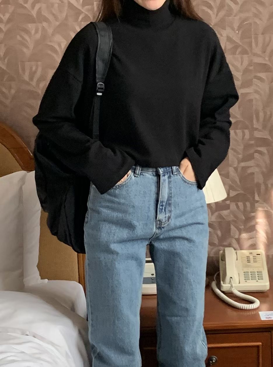 BLUSHER韓國直郵女士新品熱賣人氣休閑時尚職業26春夏長袖T恤BLUSHER長袖T恤