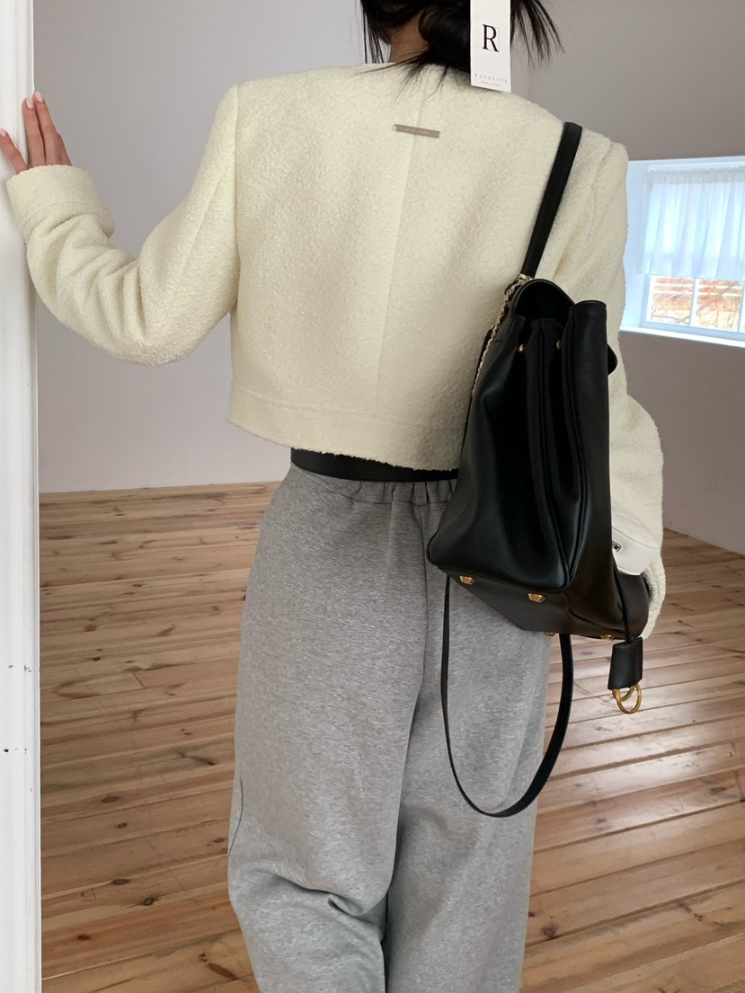 REVE CITE-L韓國代購女裝新品時尚休閑熱賣真品夾克粗花呢REVE CITE-L夾克