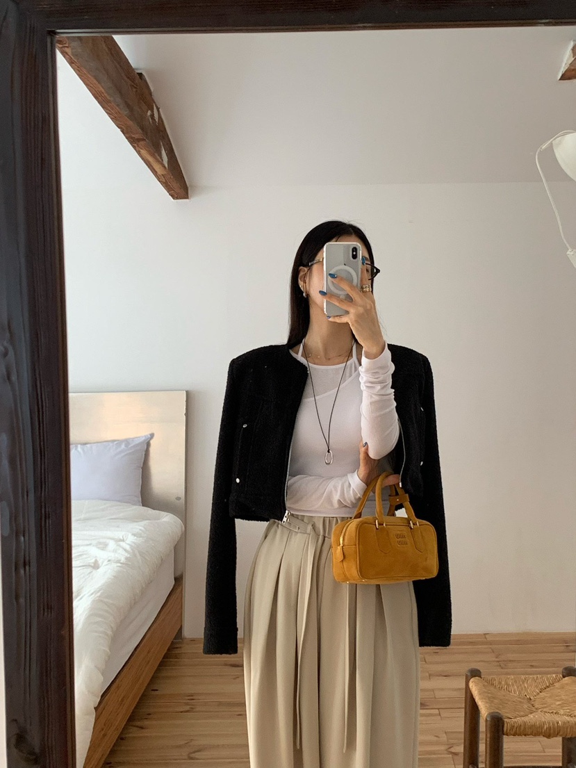 REVE CITE-L韓國代購女裝新品時尚休閑熱賣真品夾克粗花呢REVE CITE-L夾克