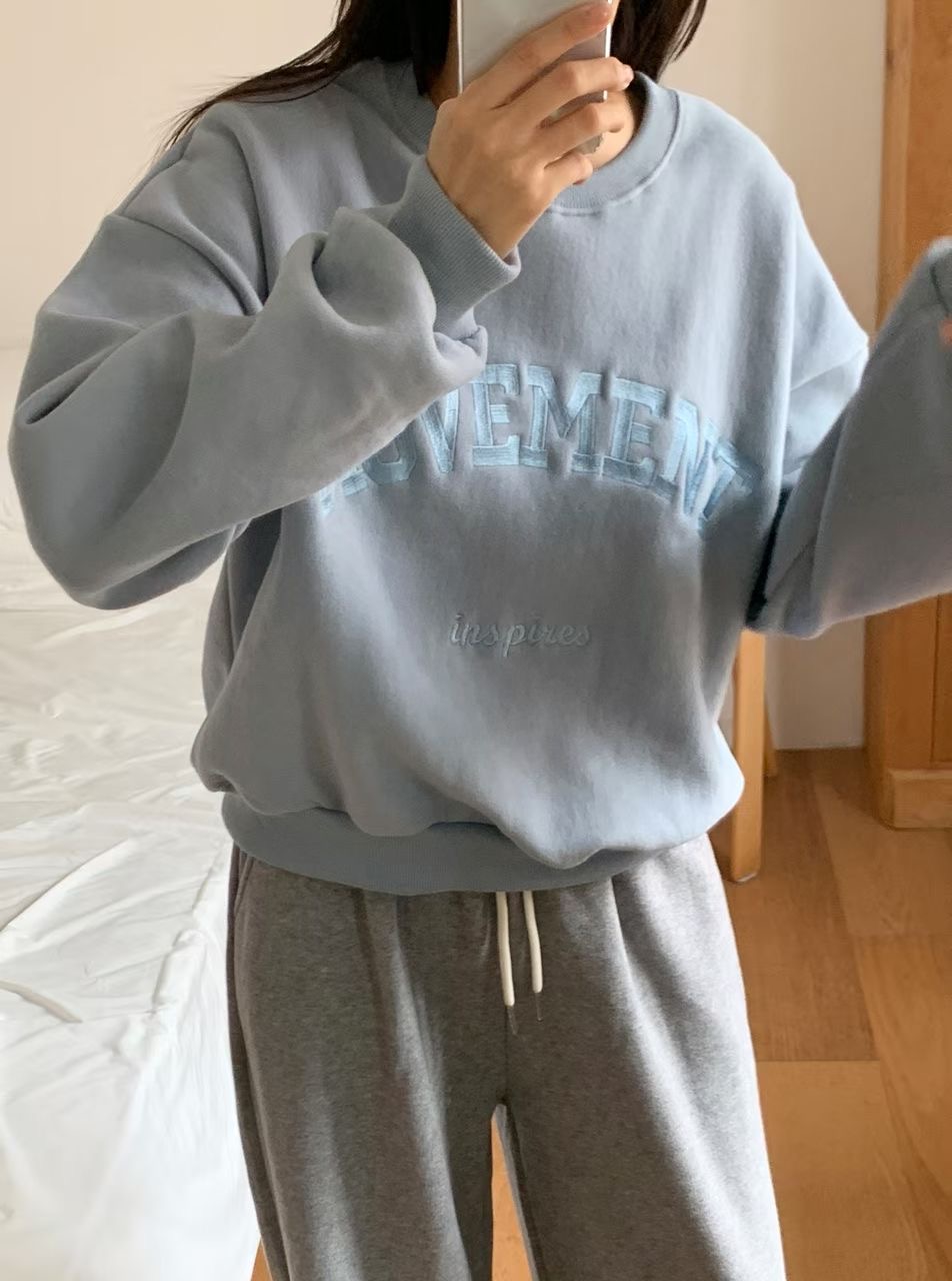 BLUSHER韓國代購女裝新品真品熱賣職業時尚人氣休閑26春夏衛衣BLUSHER衛衣