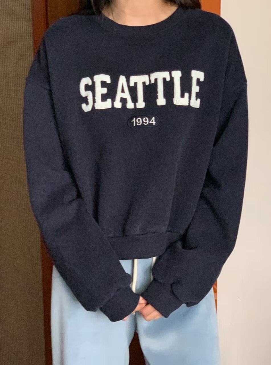 BLUSHER東大門直郵女裝新品熱賣時尚真品26春夏推薦職業衛衣BLUSHER衛衣圖色2