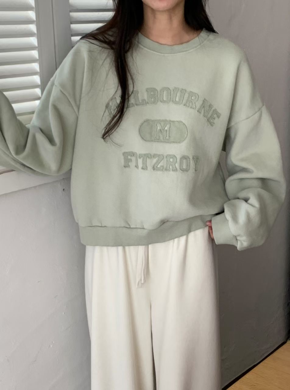 BLUSHER東大門實拍女士新品人氣職業時尚真品熱賣26春夏衛衣BLUSHER衛衣圖色1