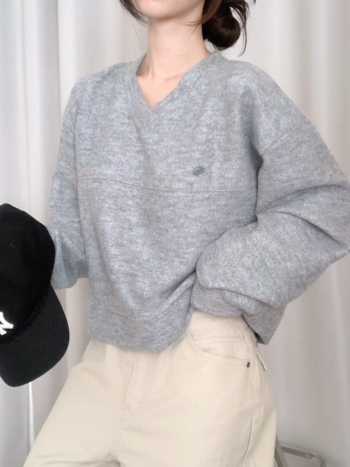 BLUSHER東大門實拍女裝新品推薦休閑人氣26春夏時尚職業衛衣BLUSHER衛衣