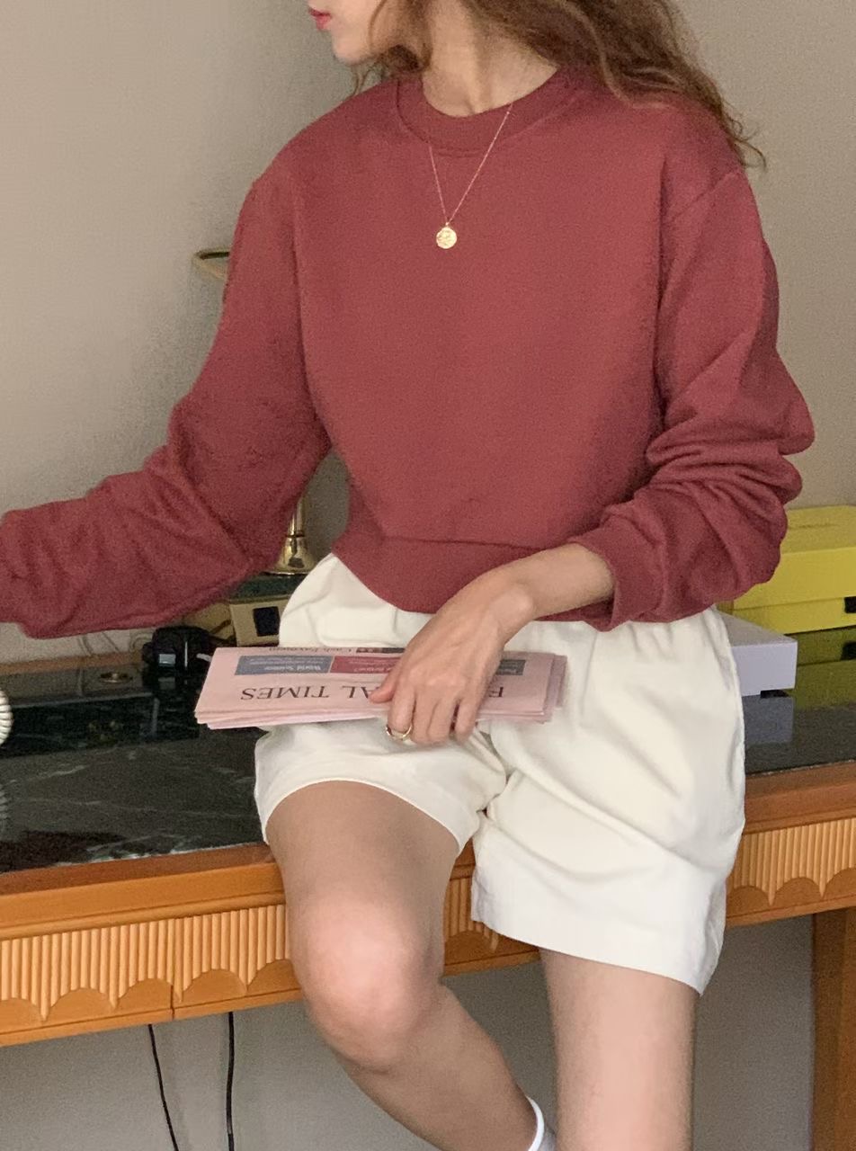 BLUSHER東大門代購女士新款人氣真品推薦熱賣26春夏職業衛衣BLUSHER衛衣