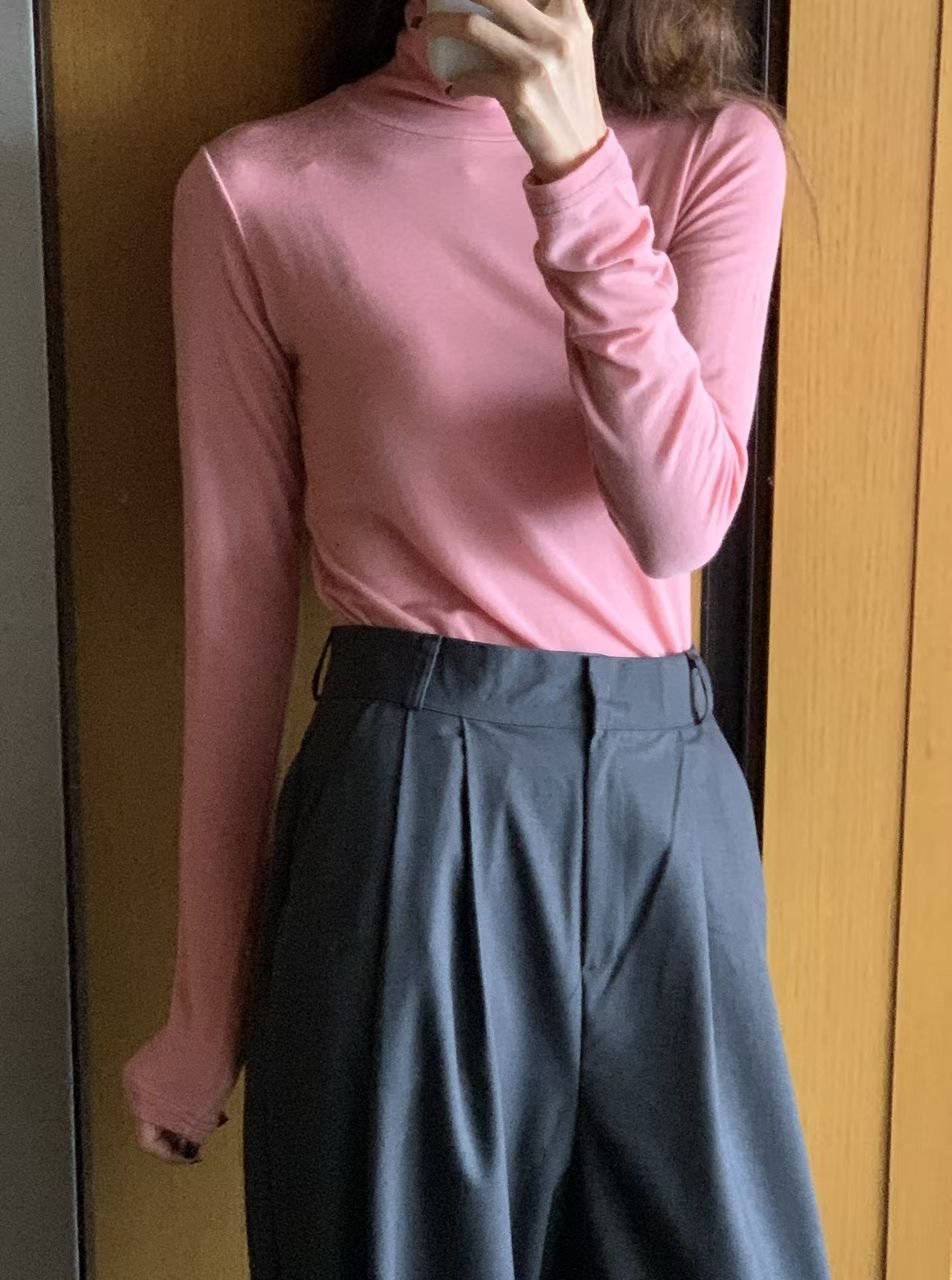 BLUSHER東大門實拍女士新款時尚休閑真品26春夏人氣長袖T恤BLUSHER長袖T恤