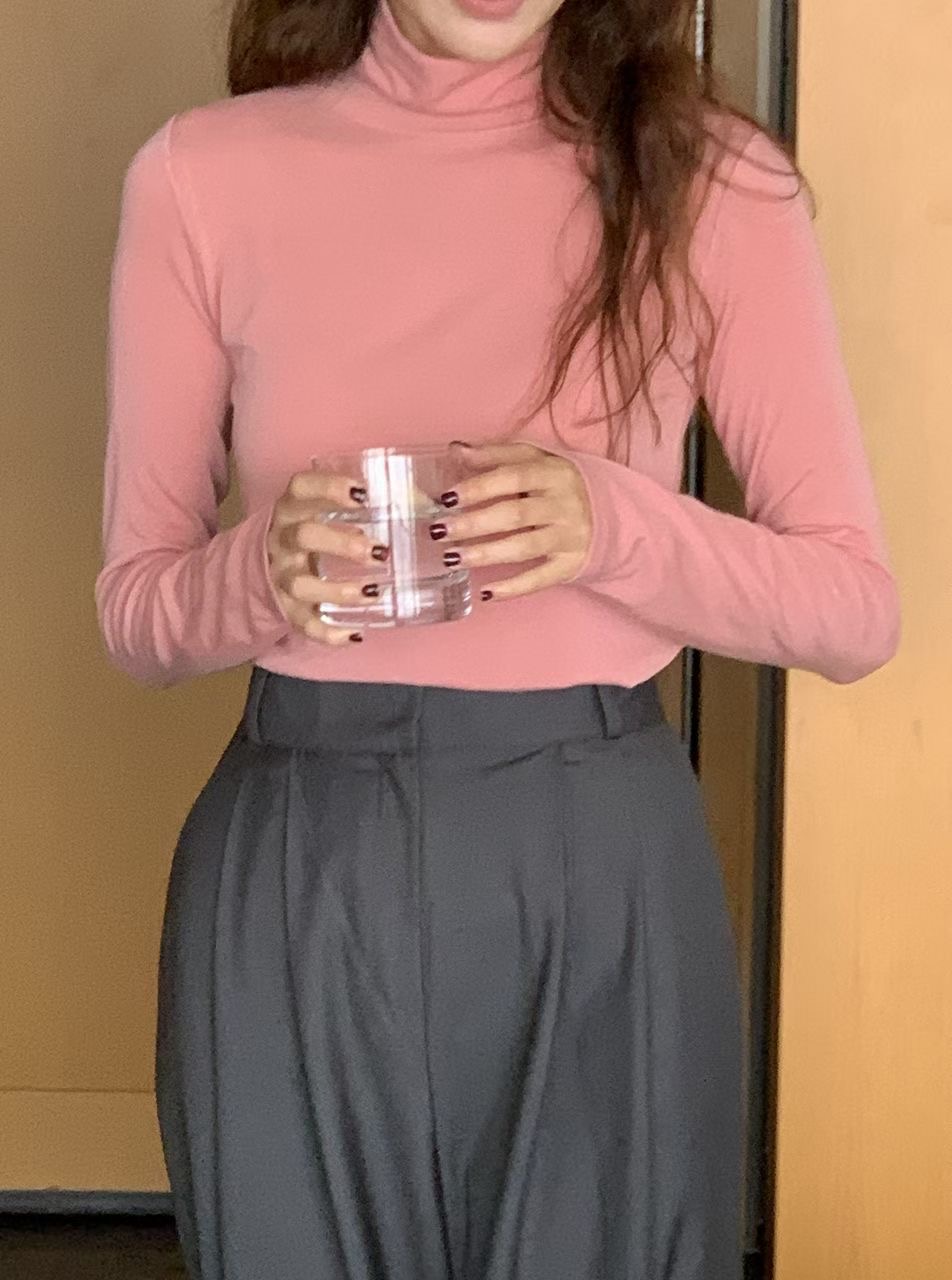 BLUSHER東大門實拍女士新款時尚休閑真品26春夏人氣長袖T恤BLUSHER長袖T恤圖色1