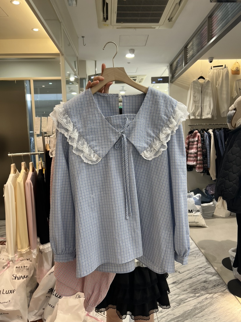 BE&amp;BE東大門代購女裝新款熱賣時尚真品職業襯衫蕾絲衫BE&be襯衫/蕾絲衫圖色2