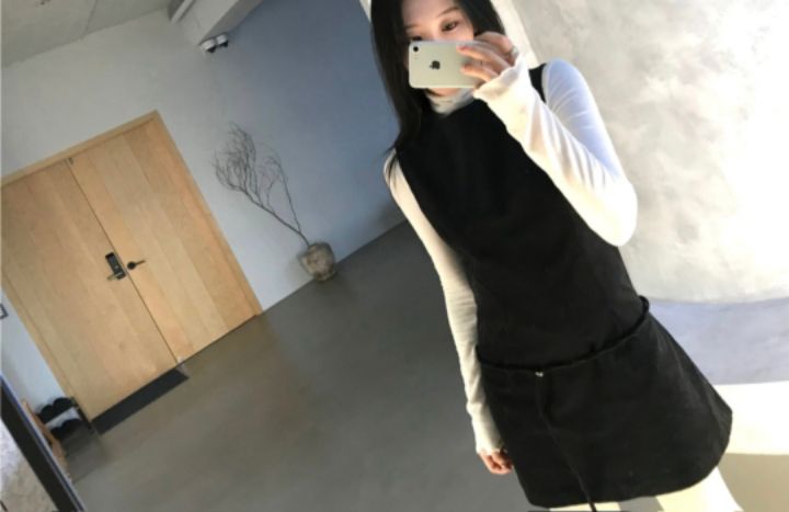 LIVE FOREVER韓國代購女士新款休閑26春夏連衣裙不含內搭LIVE FOR_EVER連衣裙