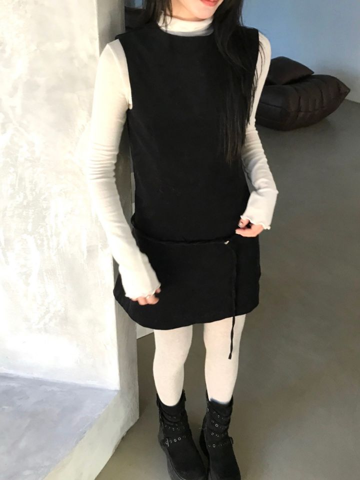 LIVE FOREVER韓國代購女士新款休閑26春夏連衣裙不含內搭LIVE FOR_EVER連衣裙