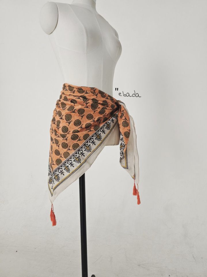 EBADA韓國代購女裝新品職業人氣26春夏休閑時尚真品圍巾披肩EBADA圍巾/披肩圖色2