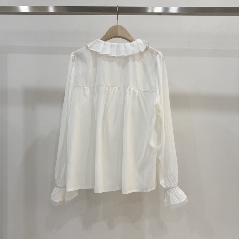 BLANC-A東大門實拍女裝新款推薦真品熱賣休閑襯衫蕾絲衫BLANC-A襯衫/蕾絲衫