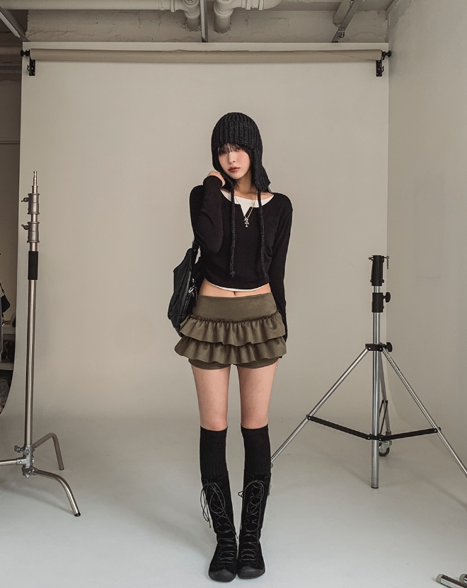 SHOTGUN韓國代購女裝新品真品人氣職業時尚長袖T恤假兩件SHOTGUN長袖T恤