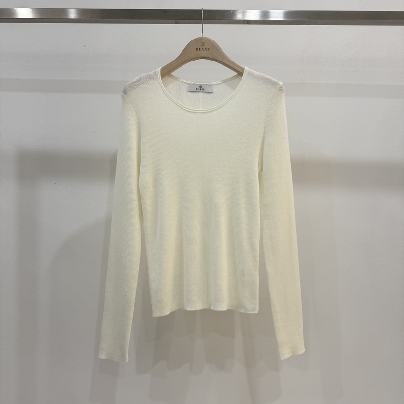 BLANC-A東大門代購女士新款人氣休閑真品職業26春夏針織衫BLANC-A針織衫圖色1
