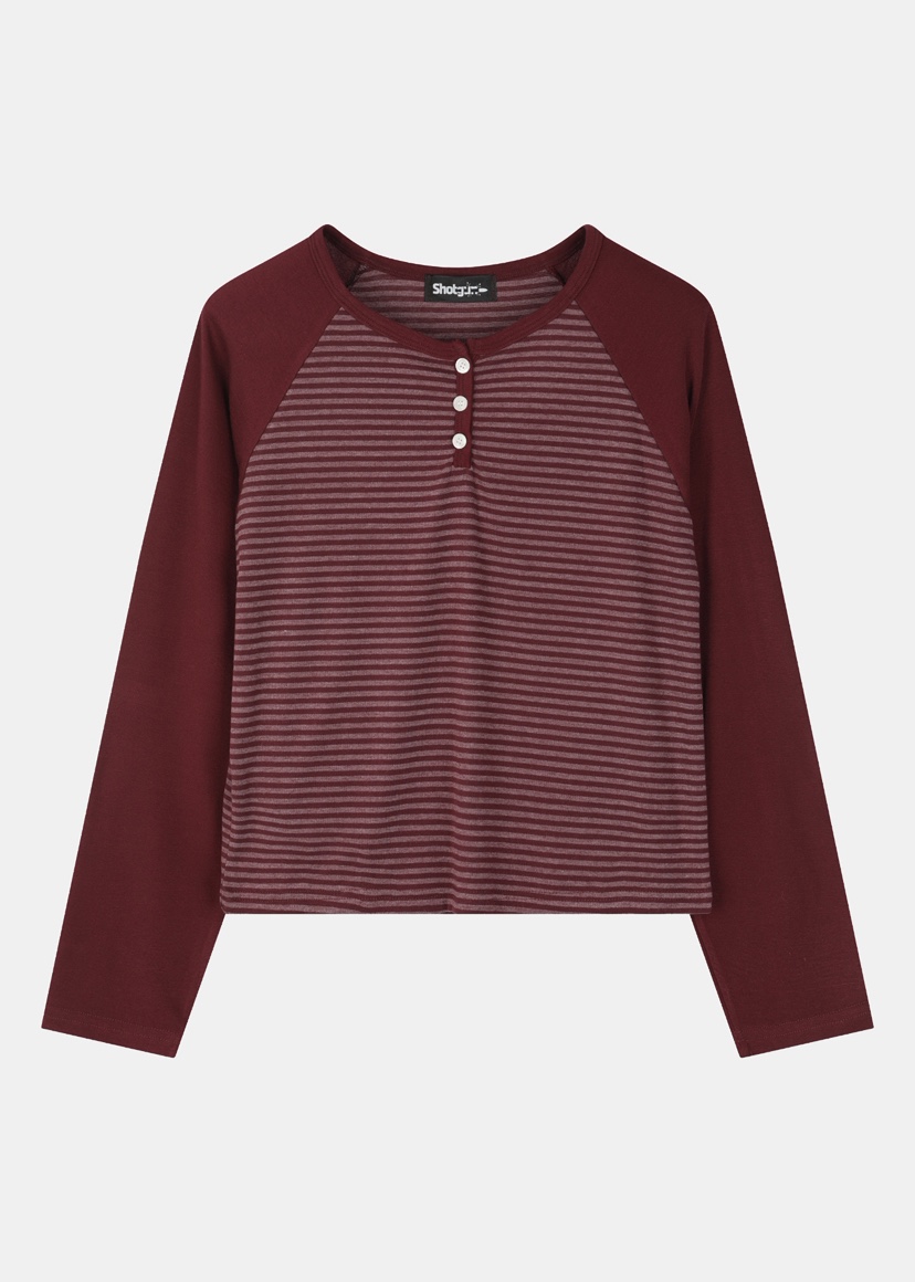 SHOTGUN東大門代購女裝新款職業熱賣休閑真品人氣長袖T恤SHOTGUN長袖T恤圖色2