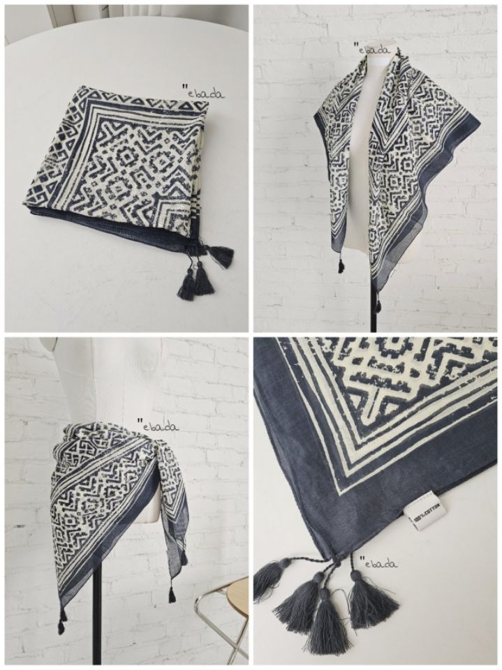 EBADA韓國直郵女裝新品休閑真品26春夏時尚推薦職業圍巾披肩EBADA圍巾/披肩