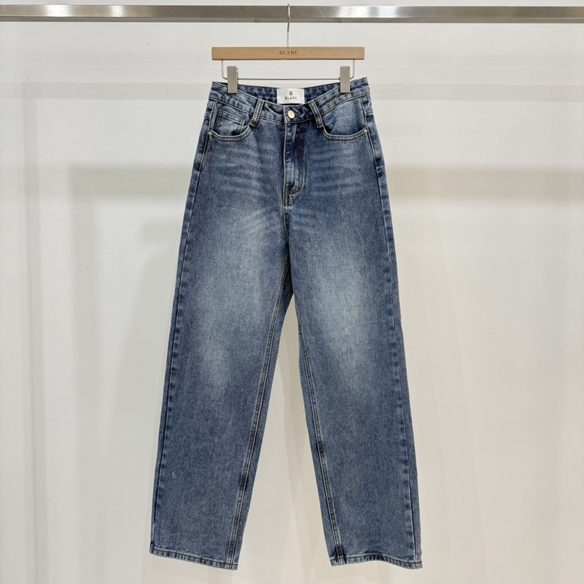 BLANC-A韓國直郵女士新款推薦真品26春夏人氣熱賣牛仔褲BLANC-A牛仔褲圖色1