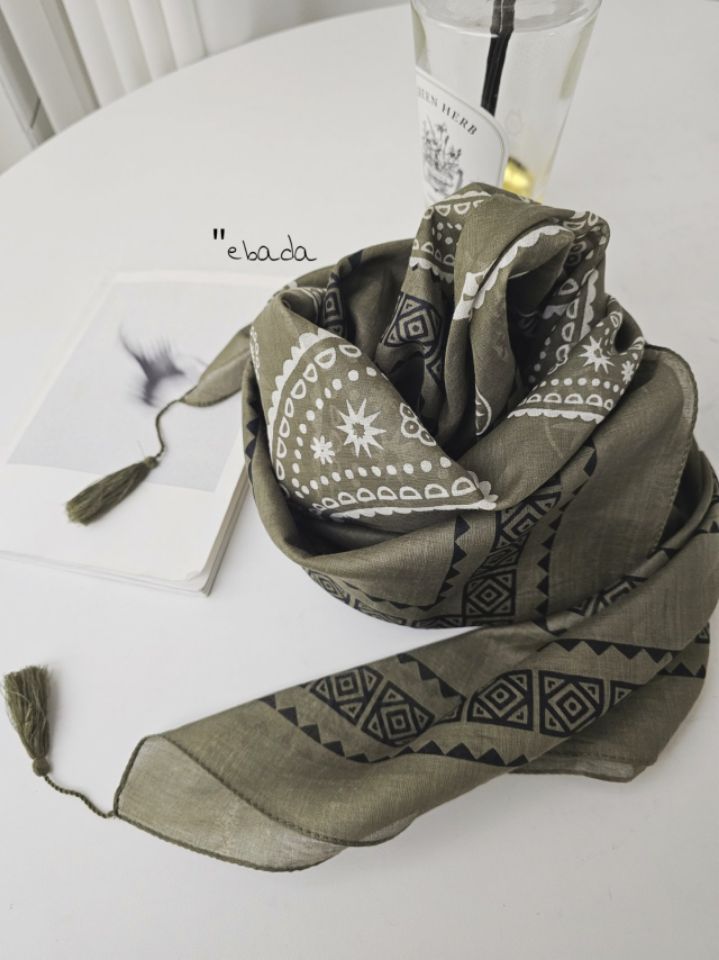 EBADA東大門代購女士新款休閑時尚職業熱賣人氣26春夏圍巾披肩EBADA圍巾/披肩