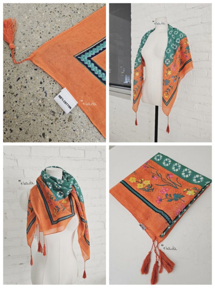 EBADA韓國代購女士新款人氣職業真品時尚休閑熱賣圍巾披肩EBADA圍巾/披肩