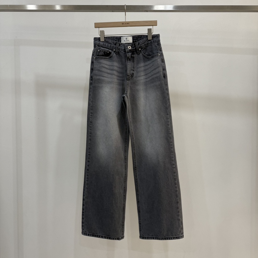 BLANC-A韓國直郵女士新款職業人氣真品休閑時尚推薦牛仔褲BLANC-A牛仔褲圖色2
