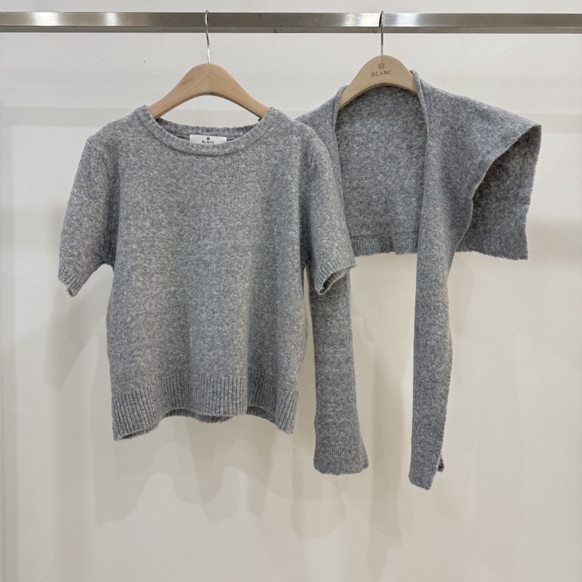 BLANC-A東大門直郵女士新款職業熱賣時尚針織衫不含披肩BLANC-A針織衫