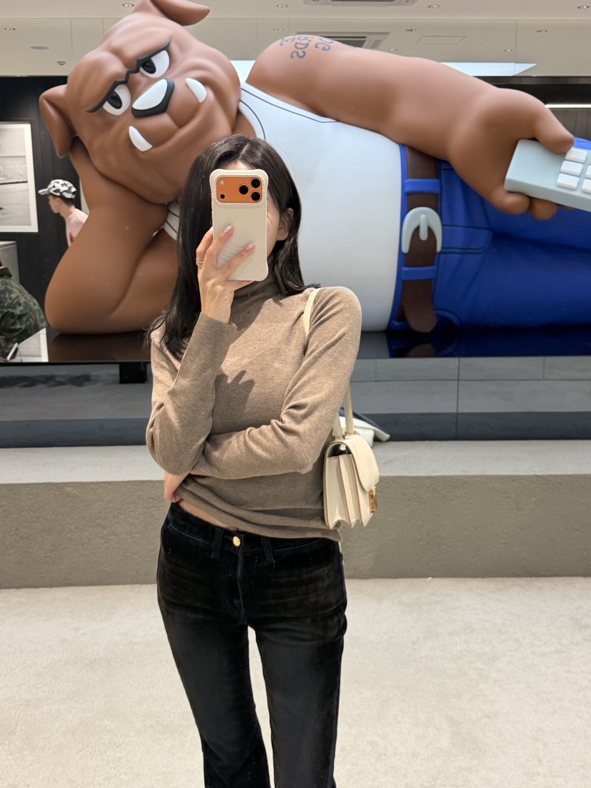 LAVIEU東大門直郵女裝新品職業真品26春夏休閑針織衫羊毛LAVIEU針織衫