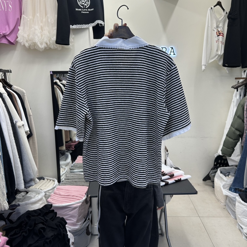 BORA BORA韓國直郵女士新款時尚真品推薦人氣熱賣T恤假兩件BORA BORAT恤