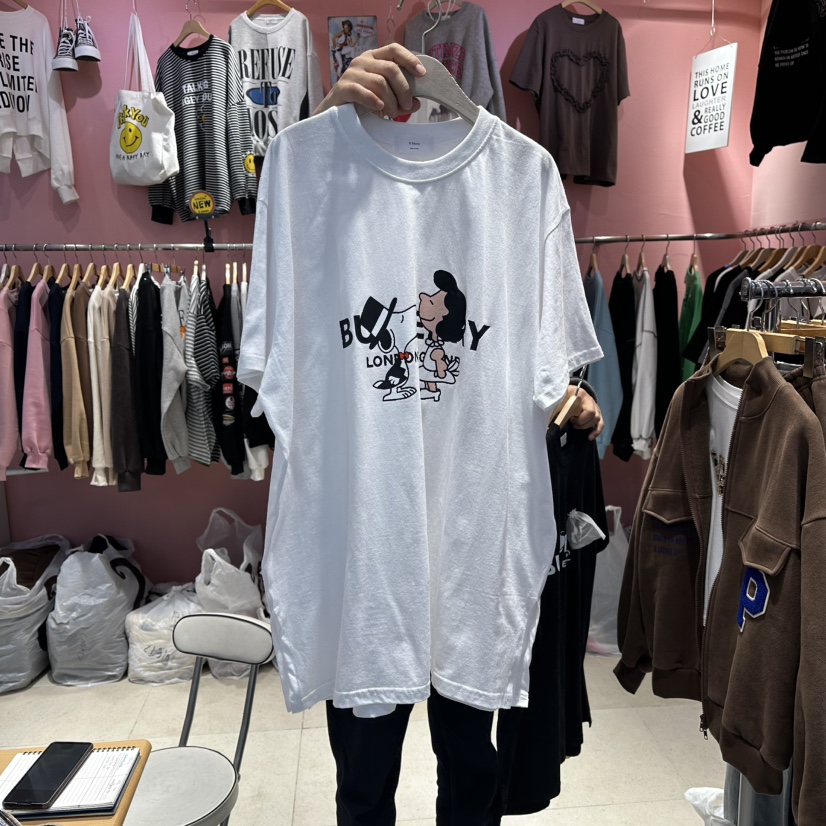 K STORY東大門直郵女士新品職業26春夏休閑真品T恤史努比K STORYT恤圖色2