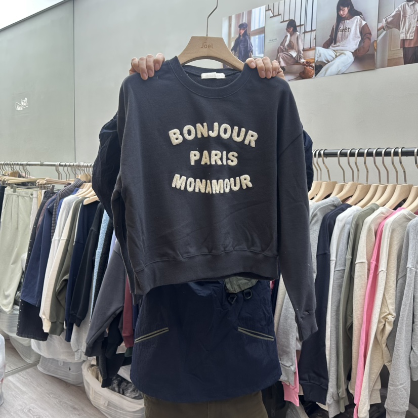 STICK WITH東大門直郵女裝新品熱賣推薦26春夏休閑時尚衛衣STICK WITH衛衣圖色3