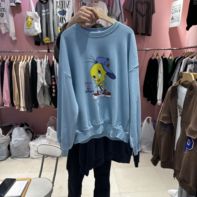 K STORY韓國直郵女士新款26春夏熱賣休閑時尚真品推薦衛衣K STORY衛衣圖色1