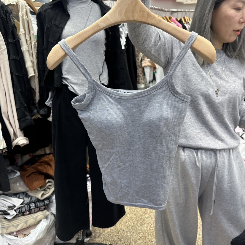 HAPPYBERRY韓國代購女士新品真品時尚職業人氣26春夏吊帶背心HAPPYBERRY吊帶/背心圖色2