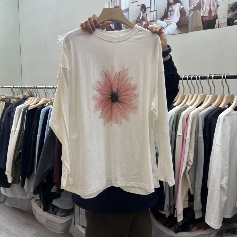 STICK WITH韓國代購女士新品26春夏時尚推薦人氣長袖T恤STICK WITH長袖T恤圖色1