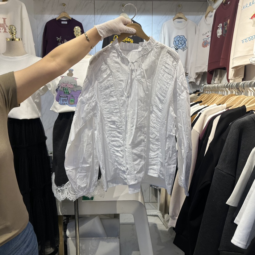 COCO HOLIC東大門直郵女士新品真品人氣休閑時尚襯衫蕾絲衫COCO HOLIC襯衫/蕾絲衫圖色1