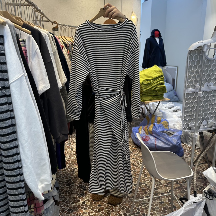 THE LINE-Q東大門直郵女裝新款熱賣人氣26春夏時尚連衣裙THE LINE-Q連衣裙圖色1