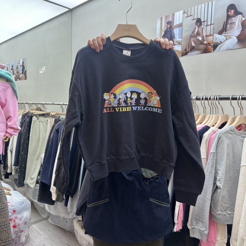 STICK WITH東大門代購女裝新品熱賣推薦人氣26春夏衛衣史努比STICK WITH衛衣圖色3